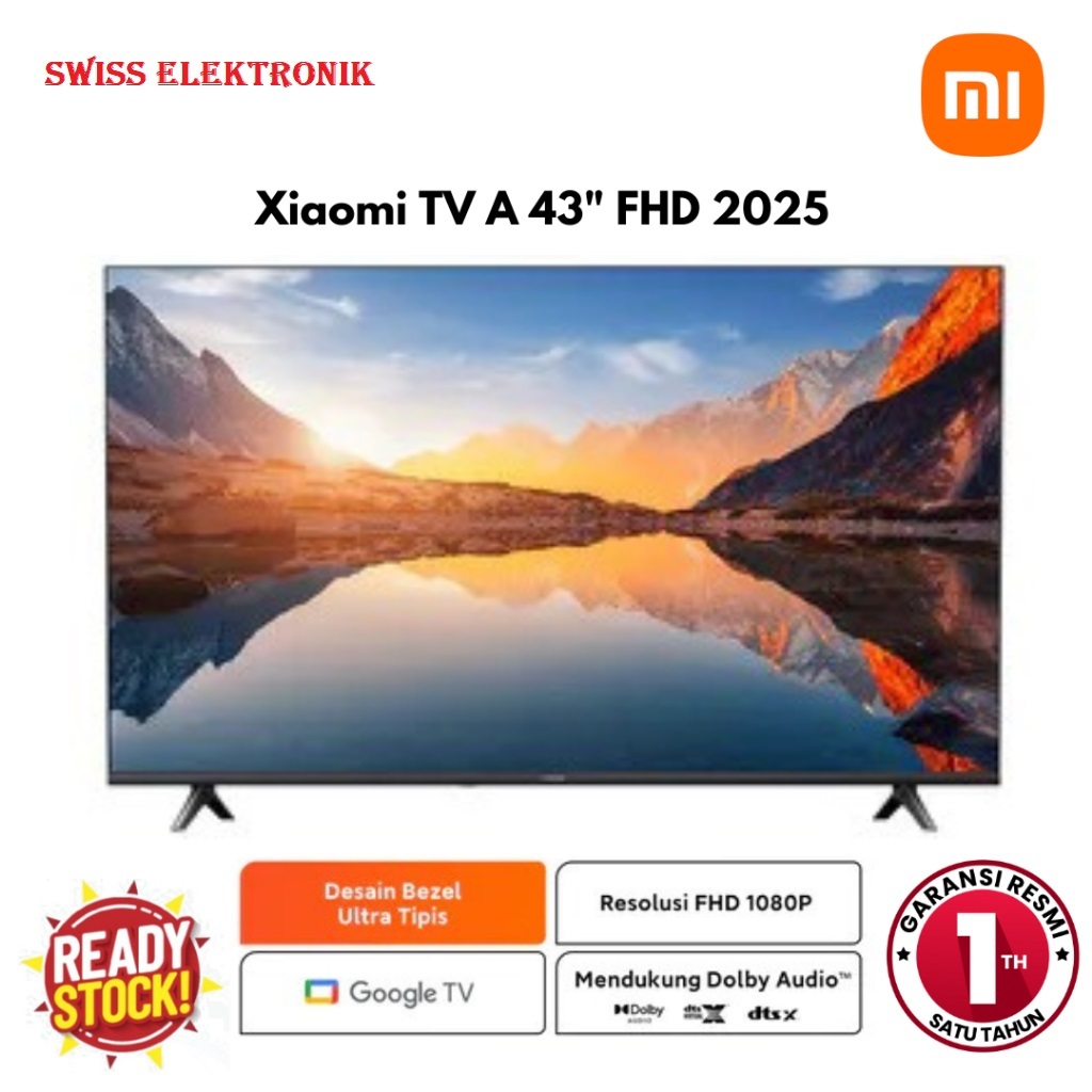 [PROMO]LED TV XIAOMI 43 A 2025 (43INCH) ANDROID TV BANDAR LAMPUNG