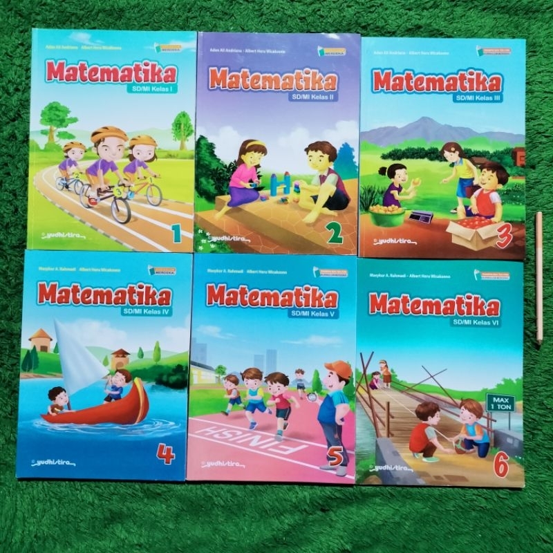 ORIGINAL BUKU MATEMATIKA KELAS 1 2 3 4 5 6 SD/MI KURIKULUM MERDEKA YUDISTIRA