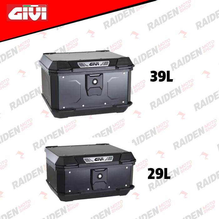 GIVI MATTERHORN MOTORCYCLE MONOLOCK TOPCASE BLACK