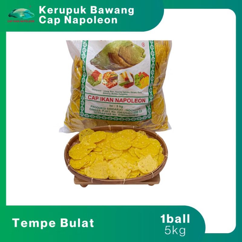 

Kerupuk Mentah Tempe Bulat 5 Kg/ Ball