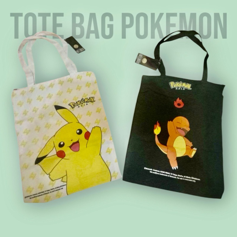 

Totebag Merchandise pokemon goodie bag ultah souvenir