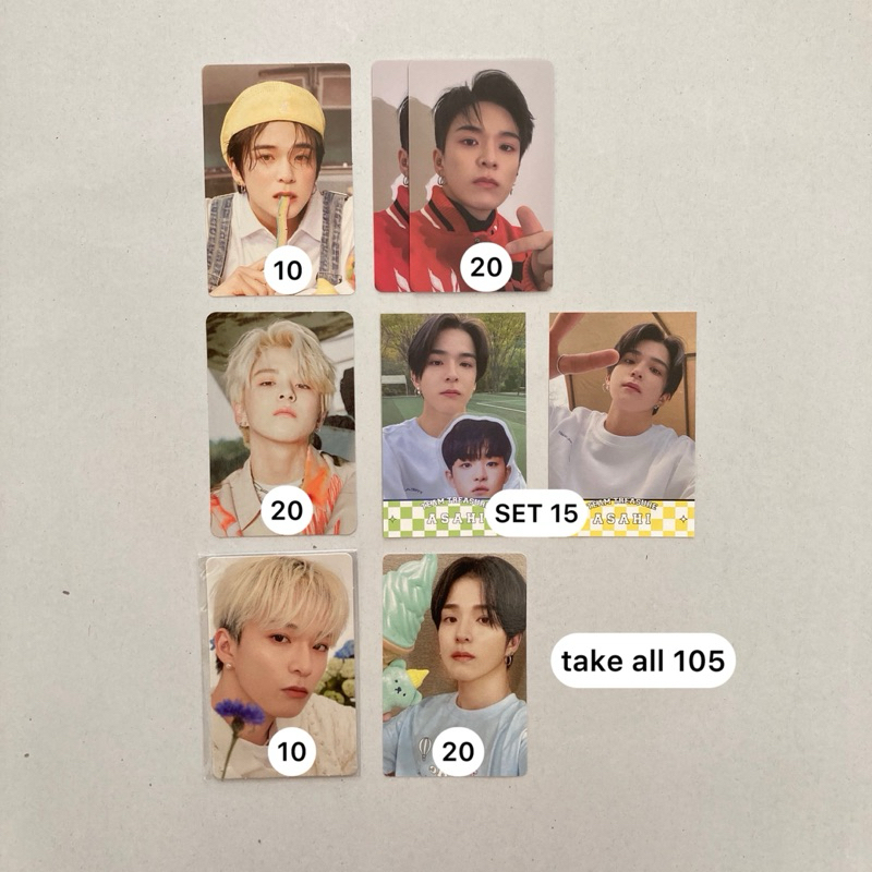 [BACA DESC] ASAHI Photocard PC Treasure Teuday Jakmer Applewood Bule Album Chapter 1 2 3 Tmatch Ongr