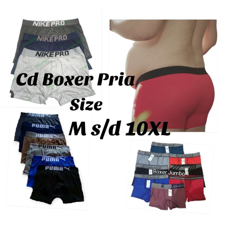 Celana Dalam Boxer Pria Dewasa Big Size Jumbo