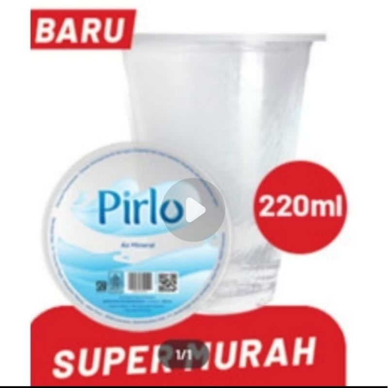 

Pirlo Air Minum Mineral Kemasan Gelas AMDK 48*220ml (1dus)