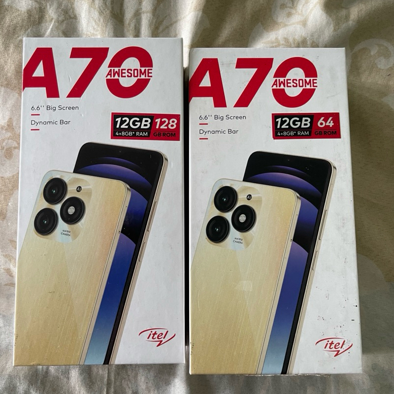 infinix itel a70 4/128 second fullset