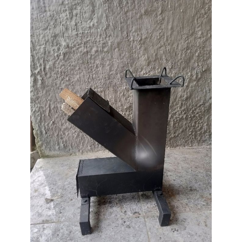 Tungku kayu bakar minimalis