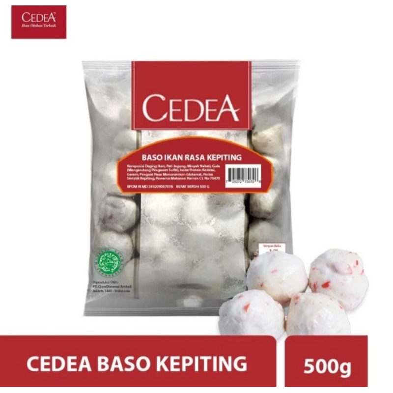 

CEDEA BAKSO KEPITING 500GR