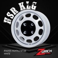 Velg Mobil Hsr Klg Ring 14 Pelek Racing Pcd 4x114,3 Untuk Colt Futura Carry Livina Xenia