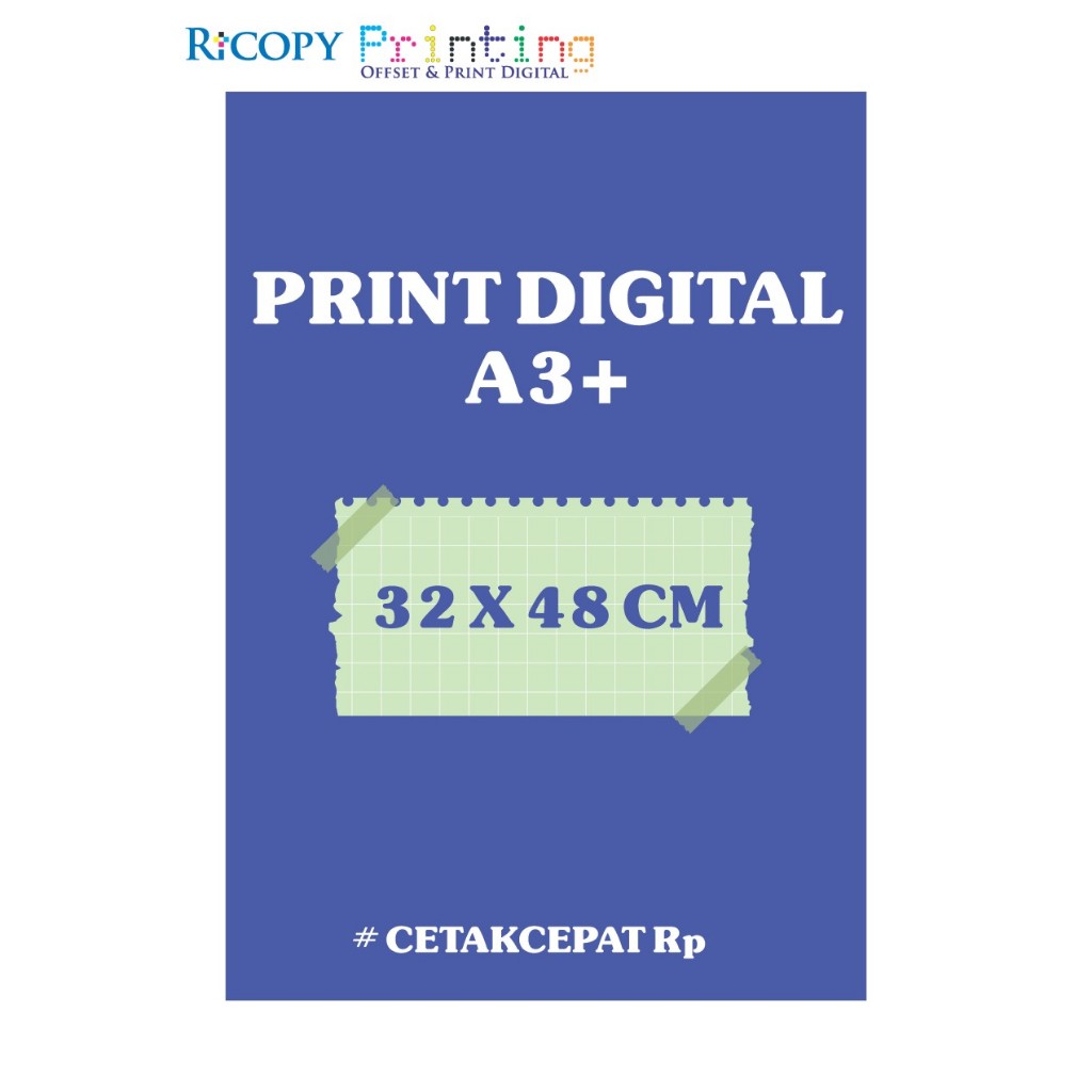 

Cetak Digital A3+ Bolak-Balik – Lembaran Full Warna