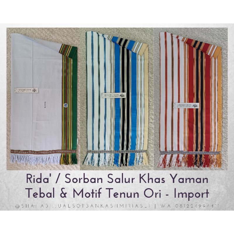 Rida Salur Habib / Surban Salur Khas Yaman & Surban Salur Yaman Asli | Brus Yaman Sorban Tarim
