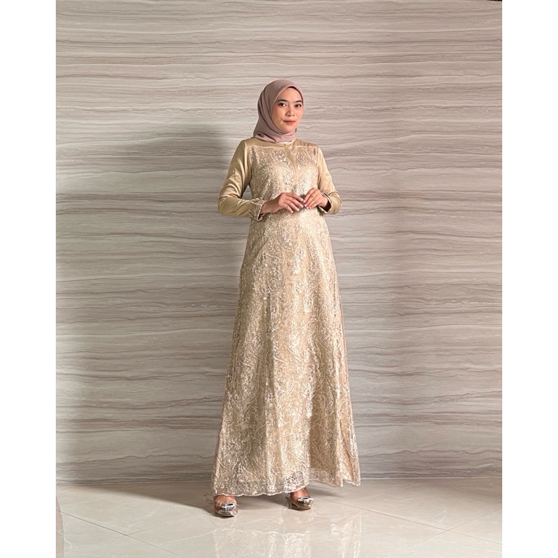 QIANA Dress - Seragam Nikahan - Gamis Tanahabang - Gamis Tanahabang Collection - Dress Kondangan - B