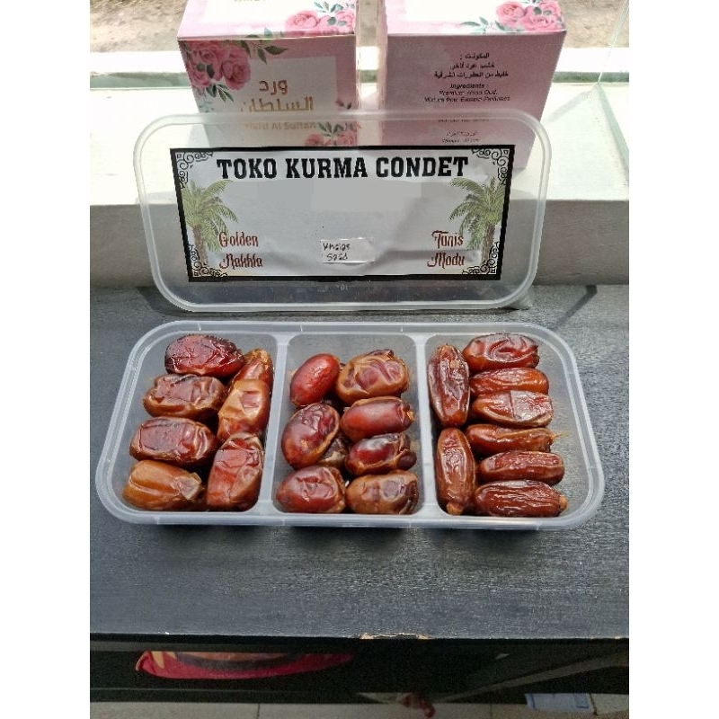 

kurma mix 3 varian (tunis madu, khalas, mesir )