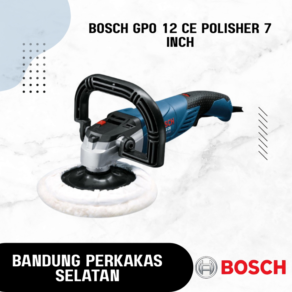 GPO 12 CE BOSCH Polisher / Pemoles 7" GPO12 CE