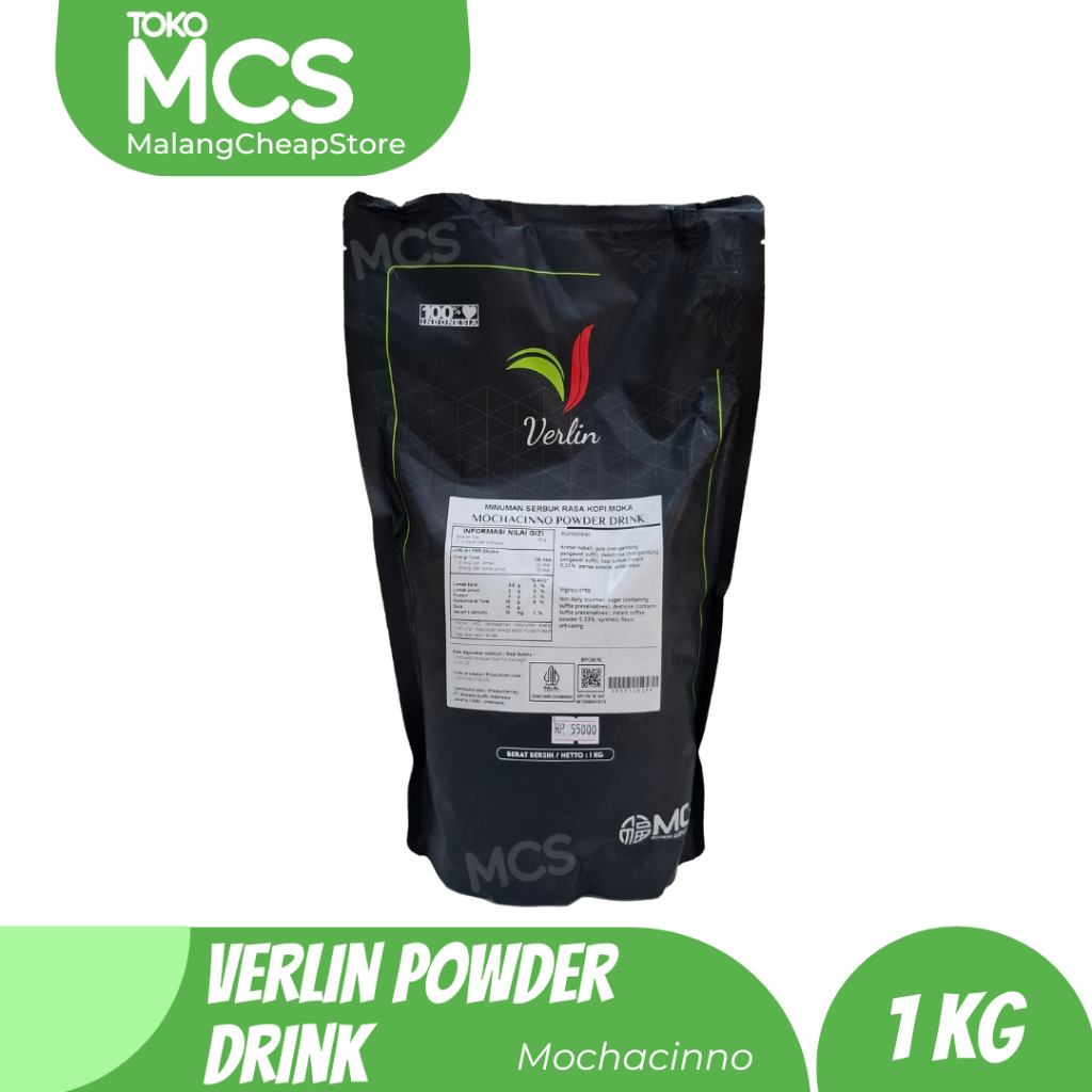 

VERLIN Bubuk Minuman rasa MOCHACINNO / Verlin Bubble Drink 1kg
