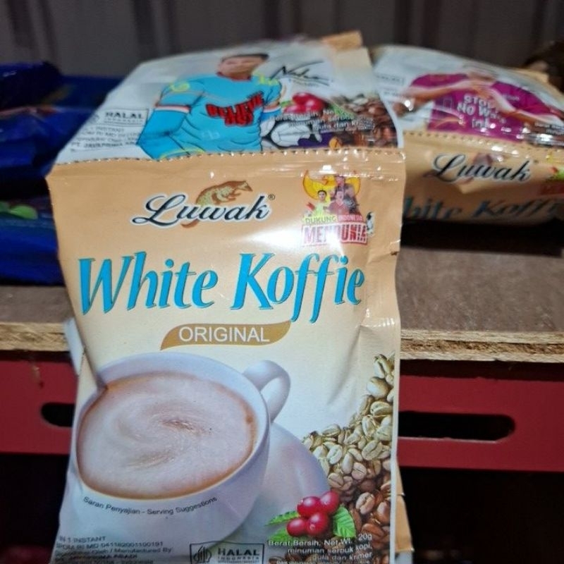 

kopi luwak white coffe renteng isi 10pcs