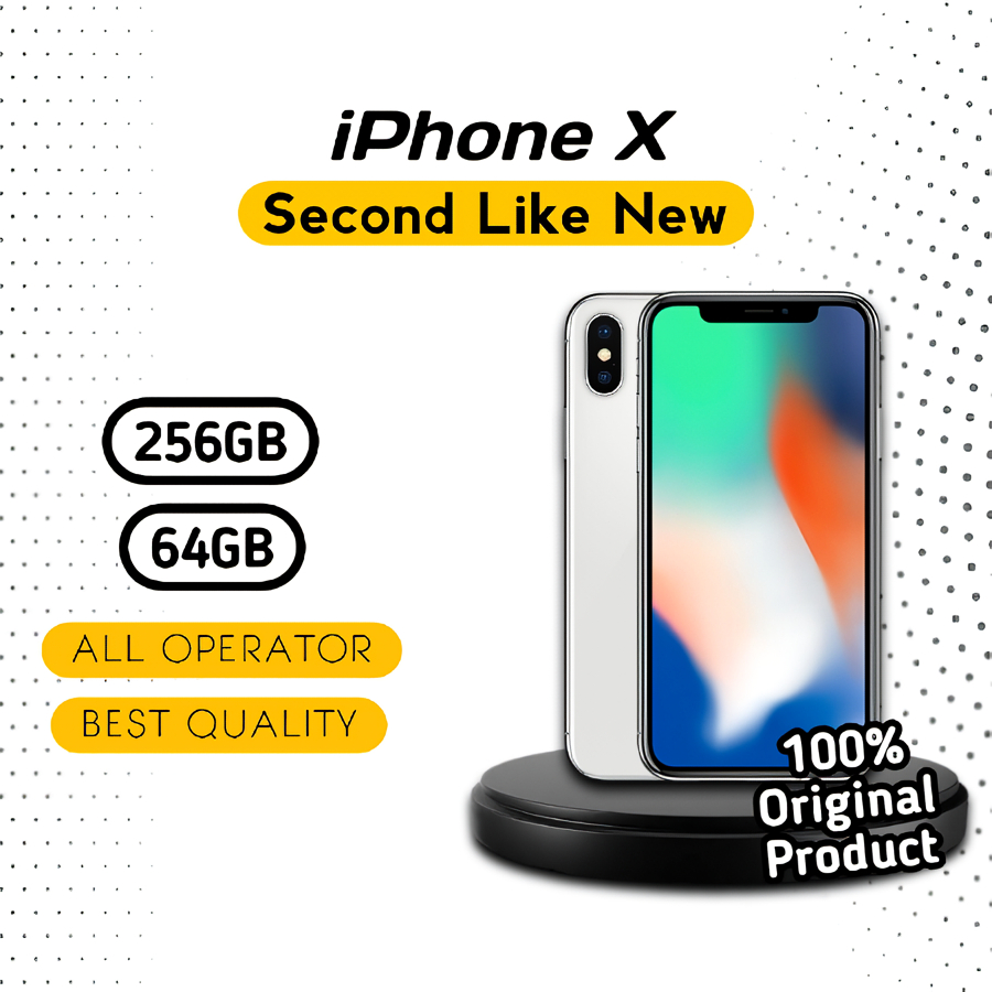 X 256GB64GB SEKEN MULUSFULLSET 100%BERGARANSI