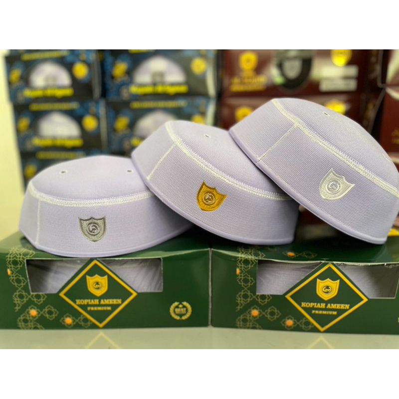 PECI/KOPIAH MALAYSIA/Kopiah ameen original/KOPIAH MALAYSIA AMEEN PREMIUM/MOTIF POLOS