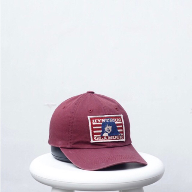 Hysteric Glamour patch logo cap