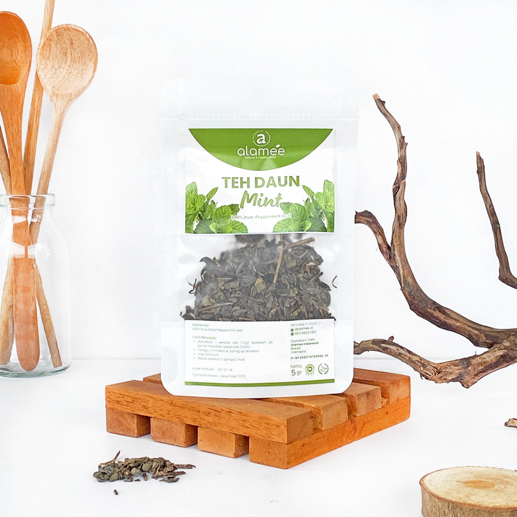 

ALAMEE Peppermint Tea Teh Daun Mint Organik Pappermint Papermint Kering Dried 5gr