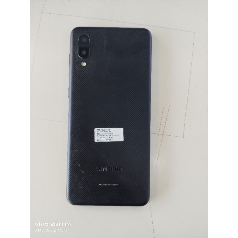 HP SECOND SAMSUNG A02 RAM 3/32