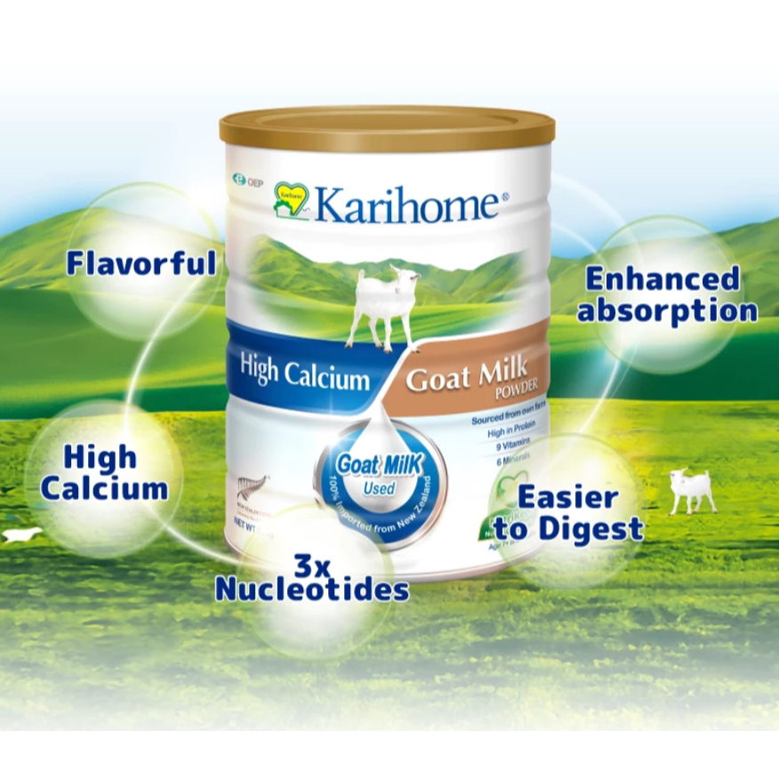 

KARIHOME SUSU KAMBING DEWASA ANAK 7 TAHUN KEATAS GOAT MILK POWDER ORIGINAL 800 GRAM