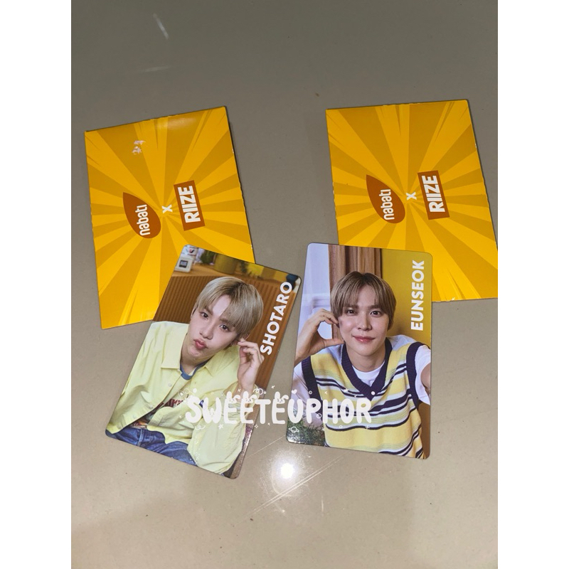 

photocard riize x nabati