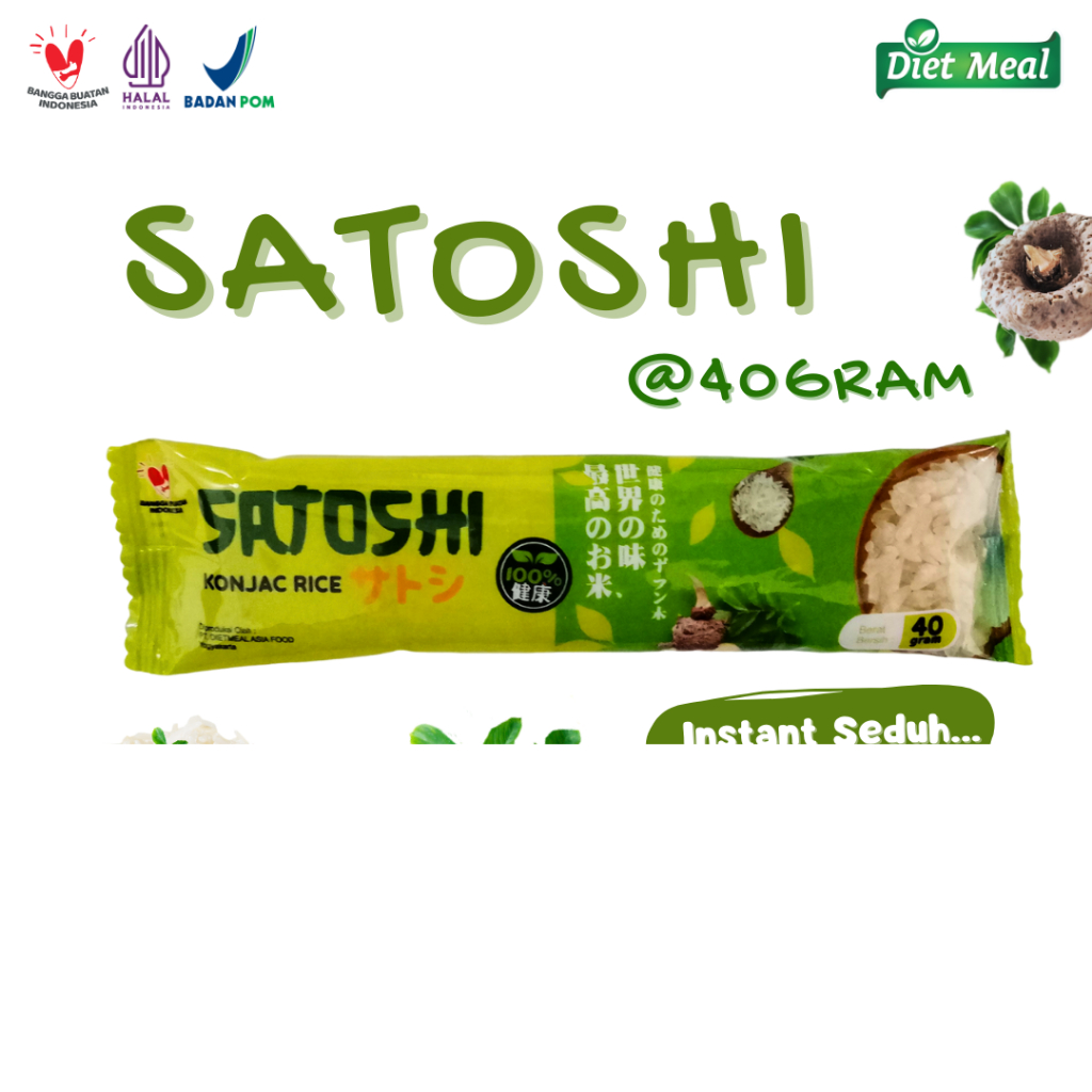 

SATOSHI Beras shirataki porang seduh 40 g