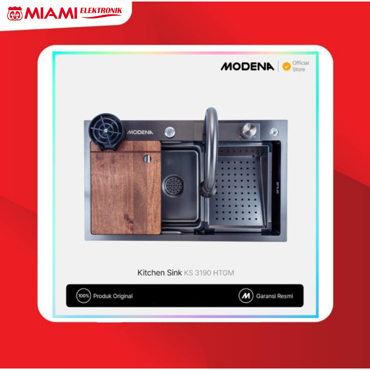 MODENA Kitchen Sink - KS 3190 HTGM / KS3190HTGM