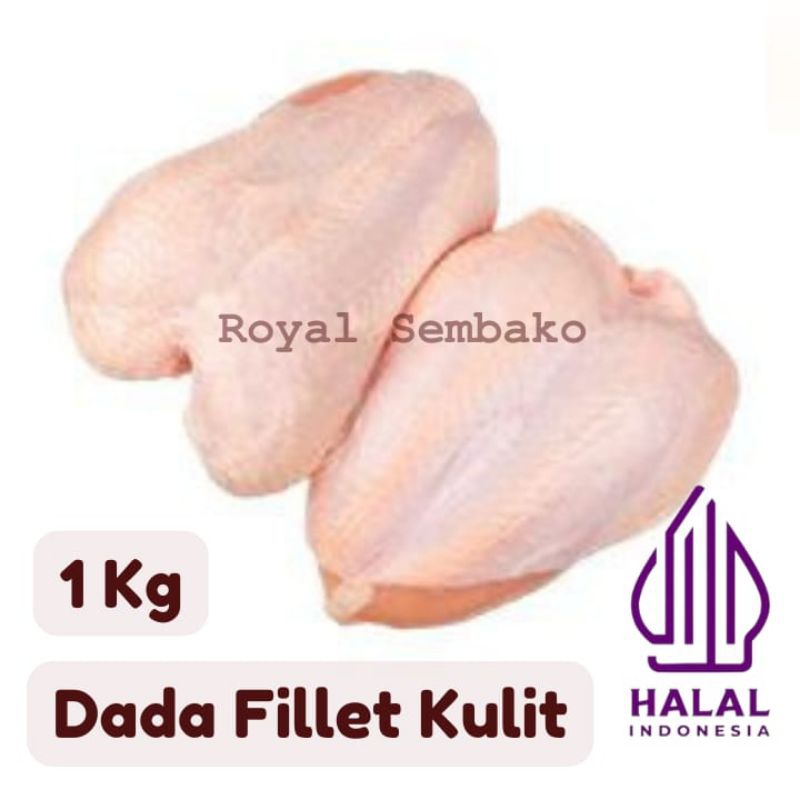 

TERMURAH DADA AYAM FILLET 1 Kg DENGAN KULIT, TANPA TULANG, FRESH, BERSIH, MURAH, BONELLES, TERJANGKAU, PREMIUM