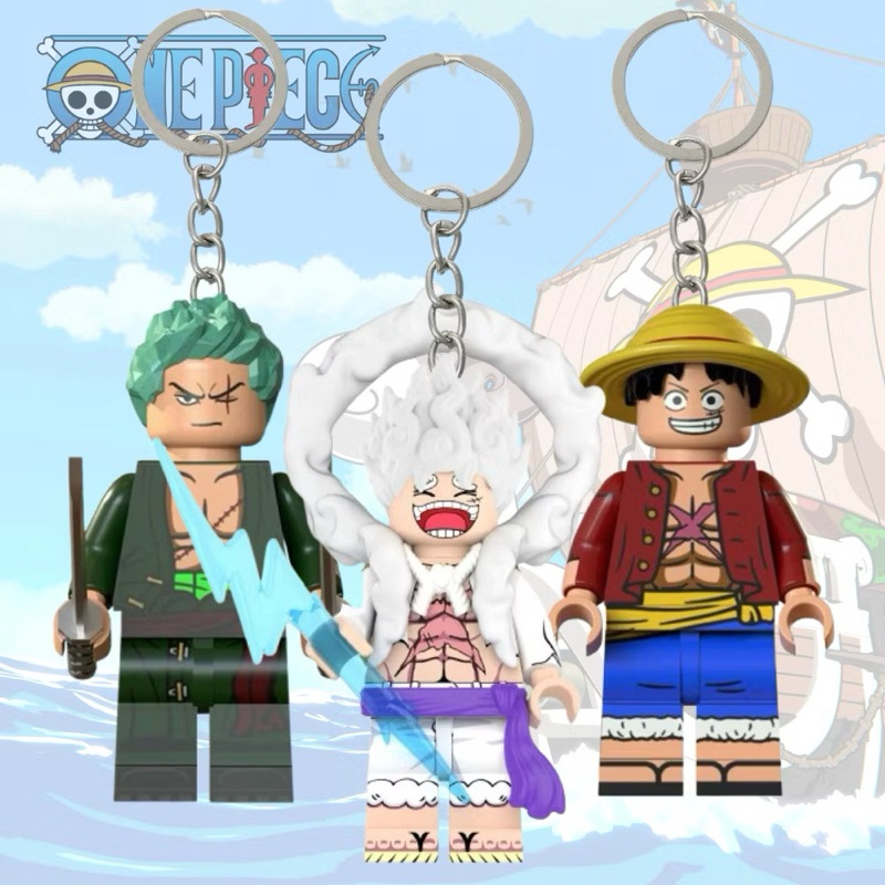 Gantungan Kunci Minifigure One Piece | One Piece Minifigure Keychain Series | Souvenir dan Hadiah On
