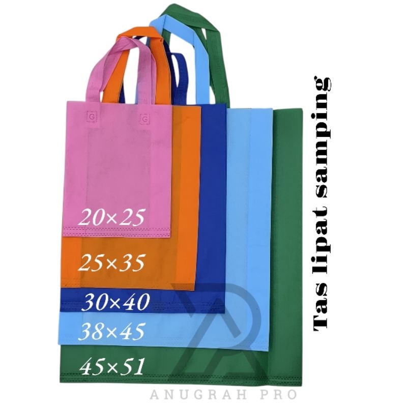 

Tas spunbond lusinan/Tas Belanja,ukuran 25×35/tas godibaeg