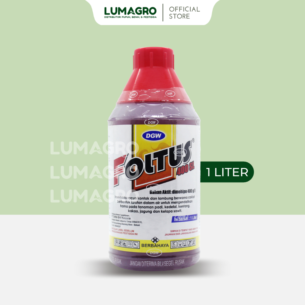 Insektisida Foltus 400SL 1L Dimehipo Pembasmi Hama Sundep Beluk Belalang
