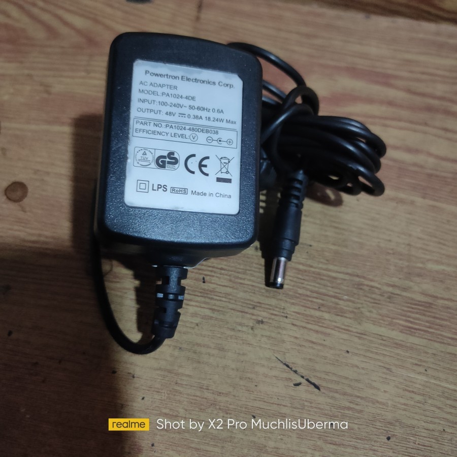 ADAPTOR PA1024-4DE 48V 0.38A ADAPTER