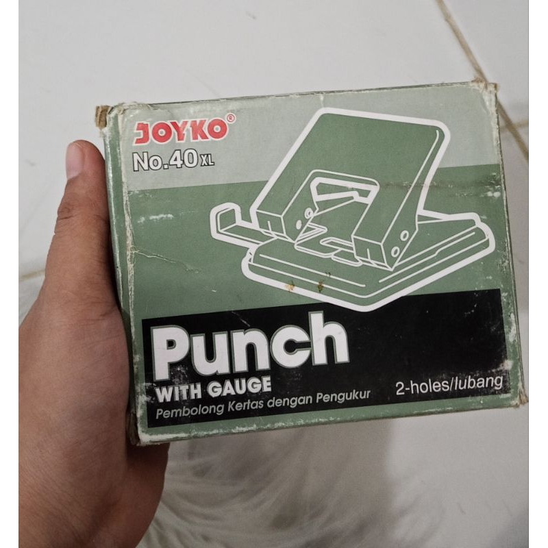 

JOYKO PELUBANG KERTAS BESAR DENGAN 2 LUBANG NO 40xl // PELUBANG KERTAS