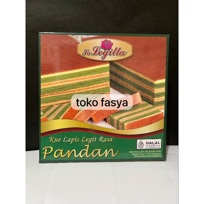 

Lapis Legit Laye cake rasa pandan