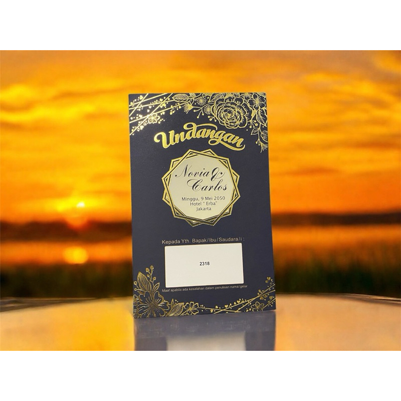Undangan Blangko kosong ERBA 2318 (Isi 100 pcs)Undangan pernikahan simpel (isi 100 pcs)