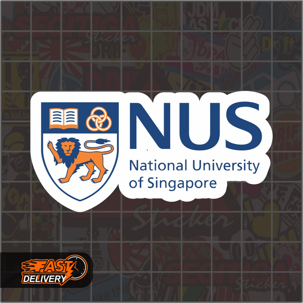 

Sticker Logo University Of Singapore Ukuran 8 x 4 Cm
