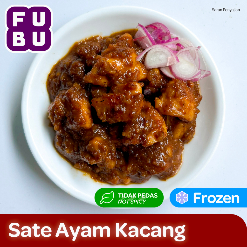 

FUBU Sate Ayam Kacang - Chicken Satay Paha Full Daging khas Ponorego - Satu Porsi Lauk Instan Frozen