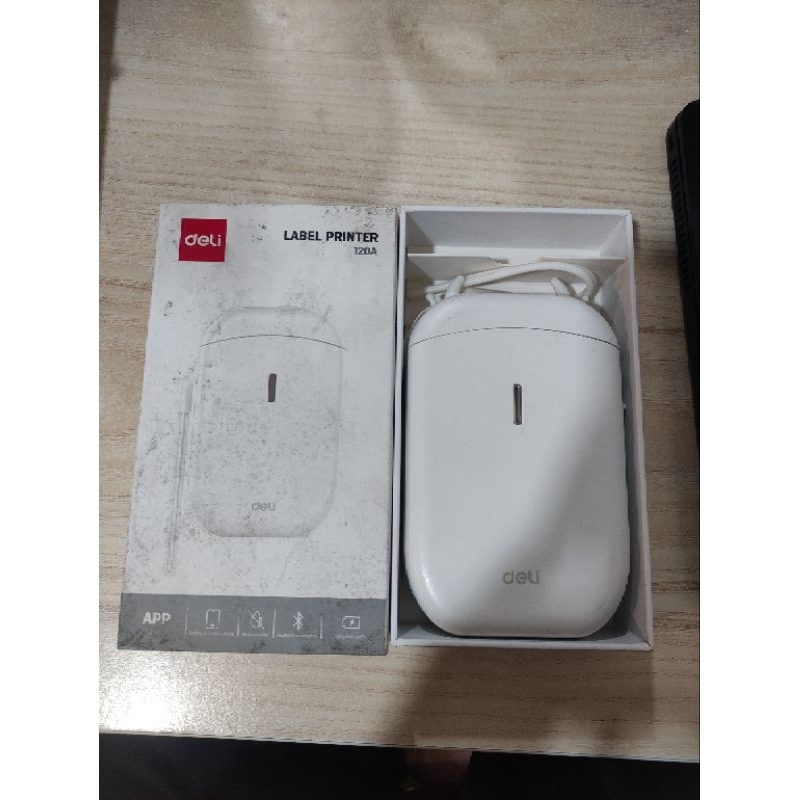 

Deli Label Printer Mesin Pencetak Label Tulisan Wireless Inkless Portable Preloved