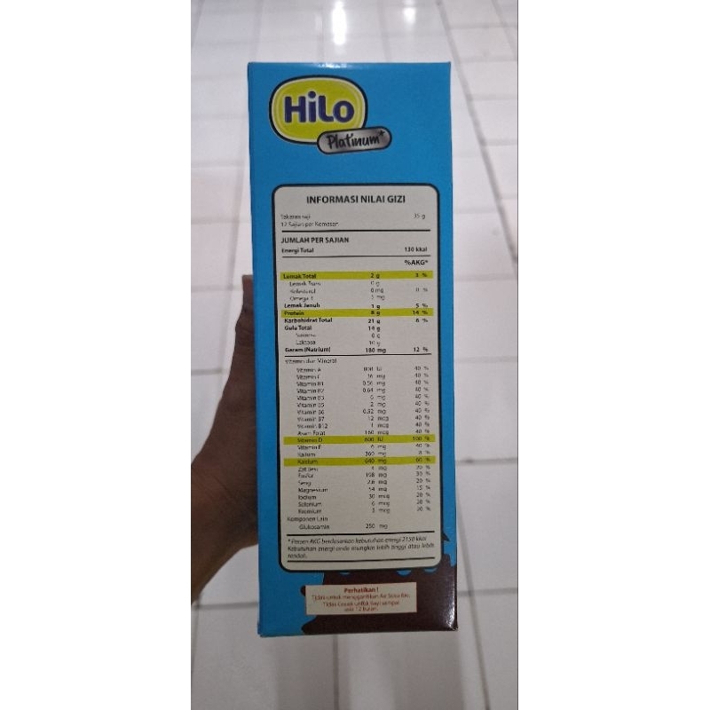 

Hilo Platinum Swiss Chocolate 420g