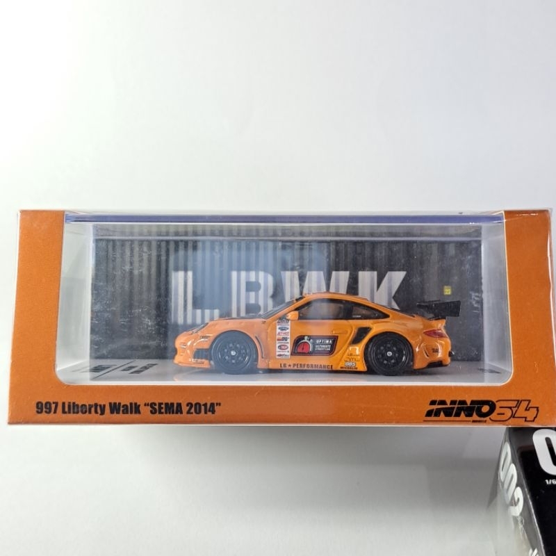 Inno64 Porsche 997 Liberty Walk Sema 2014  Rare Very hard to find
