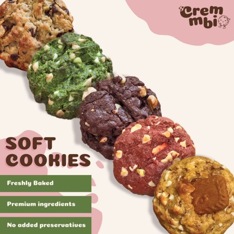 

Cremmbi Soft Cookies 5 Rasa