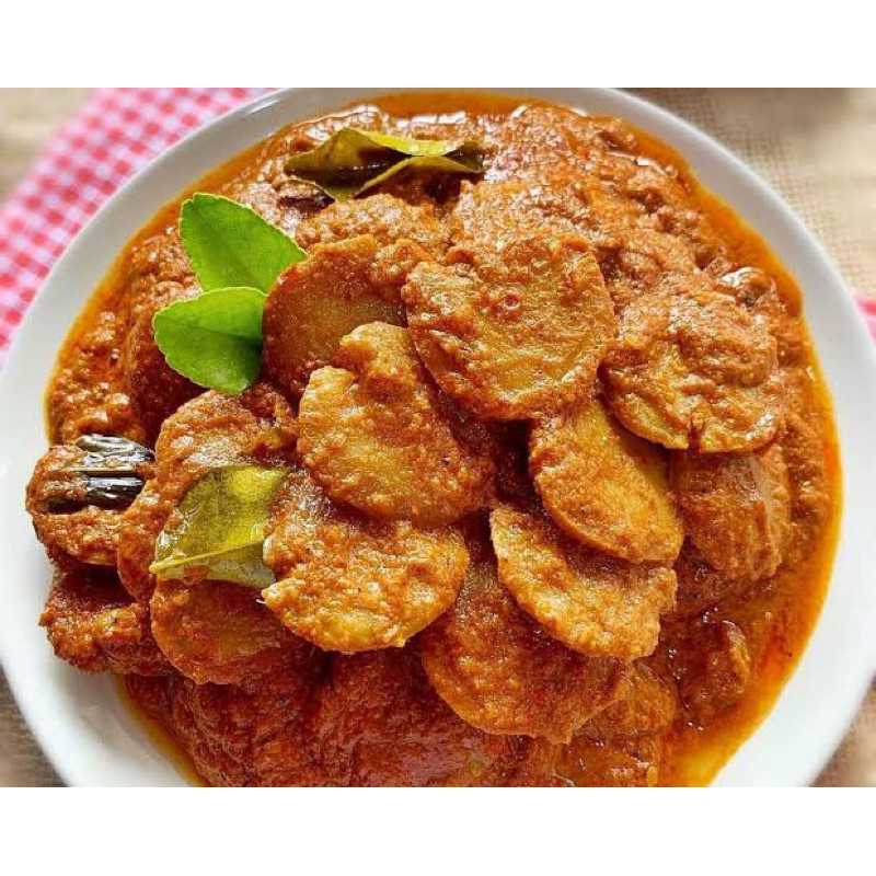 

Rendang Jengkol Padang 500 gram Frozen food/Rendang Jengkol