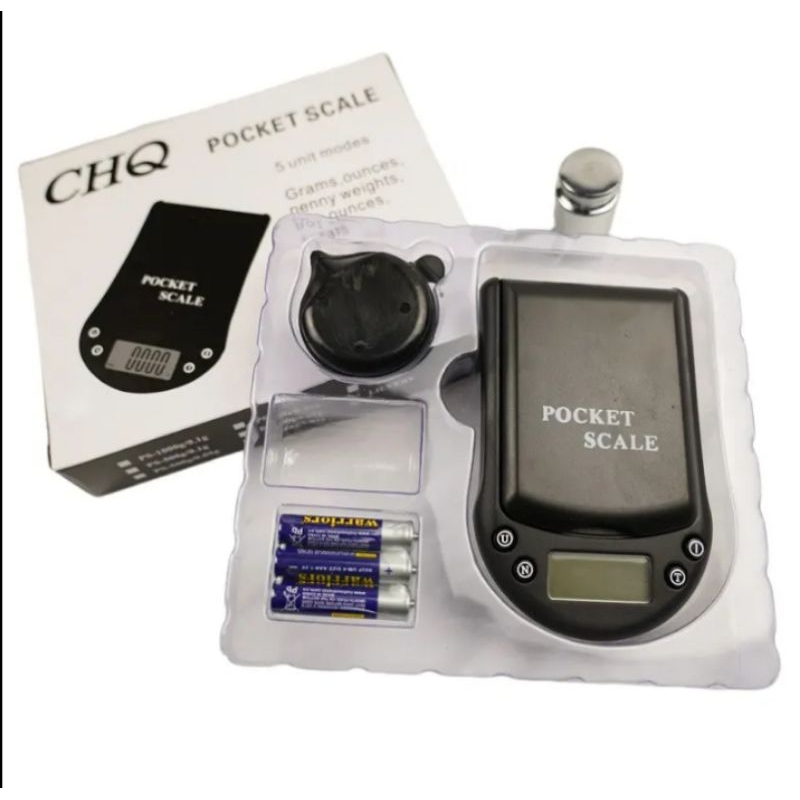 COD Pocket Scale CHQ Timbang Emas Digital 200gr akurasi 0.01gr