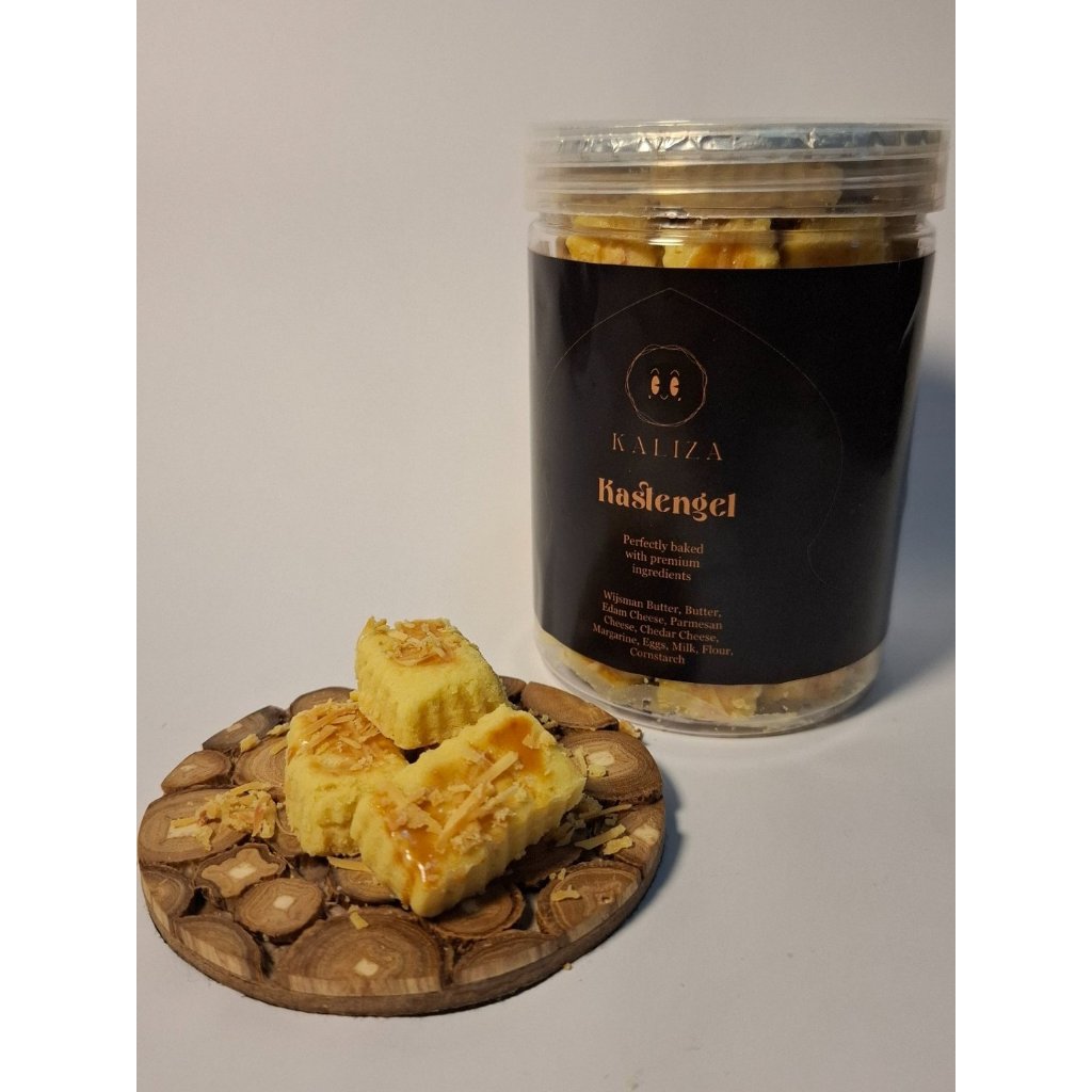 

Kue Kastengel Premium Lembut & Renyah | Keju Wijsman, Edam, Parmesan Toples 500gr
