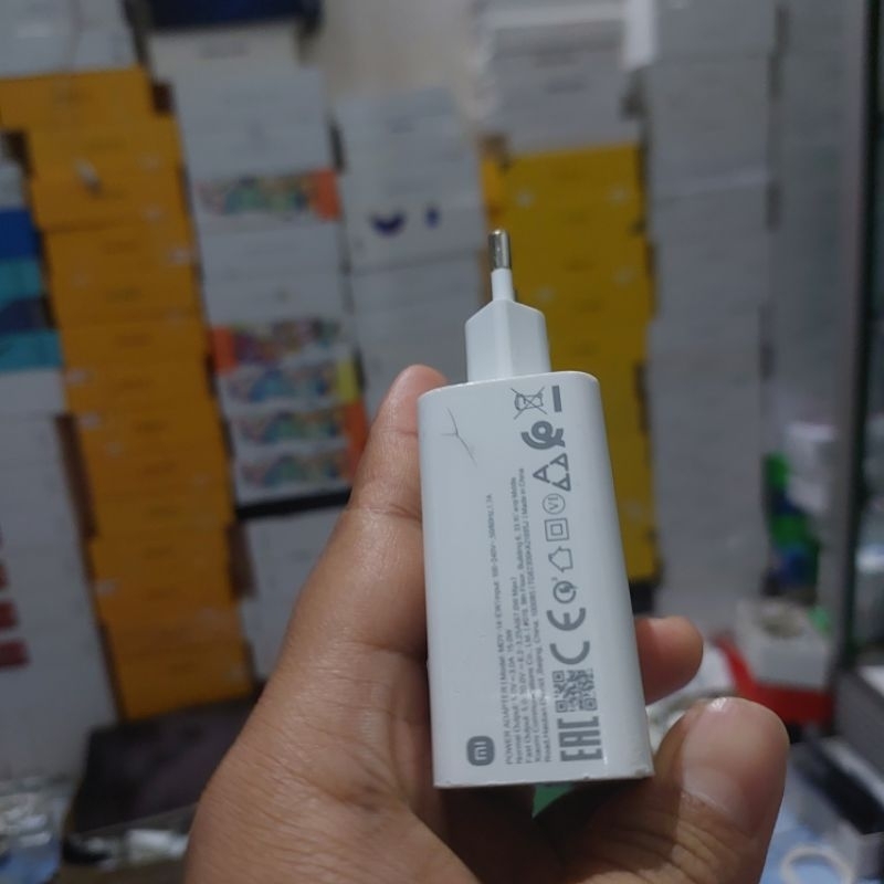 Kepala Charger xiaomi 67W f5 Note 12 pro 13 pro bekasan second