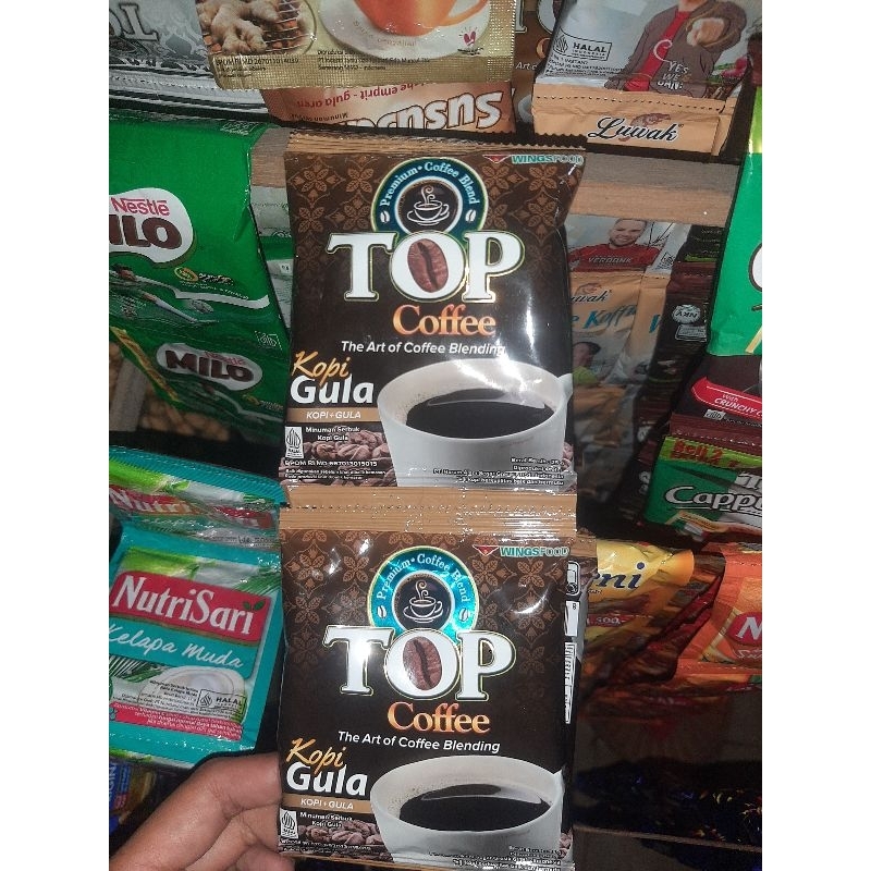 

TOP Coffe varian Cappucino, kopi gula, kopi susu, white coffe
