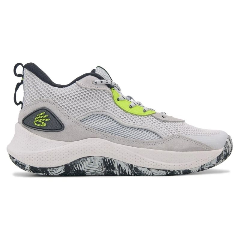 SEPATU BASKET PRIA ORIGINAL UNDER ARMOUR CURRY 3Z 24 GREY BIG SIZE 45