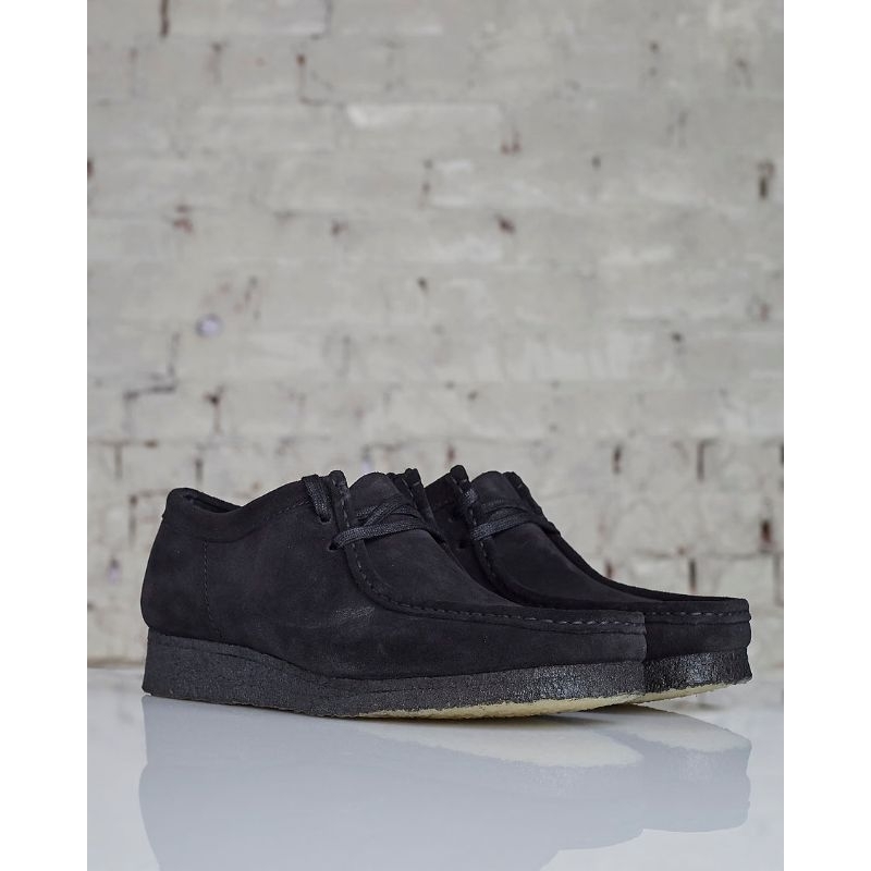 Clarks Wallabee Black Original Resmi