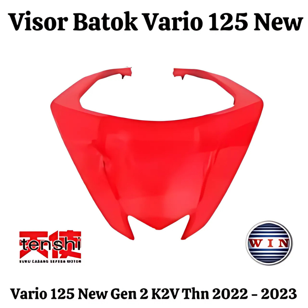 Visor Batok K2V Vario 125 NEW LED Gen2 2023 K2V merah